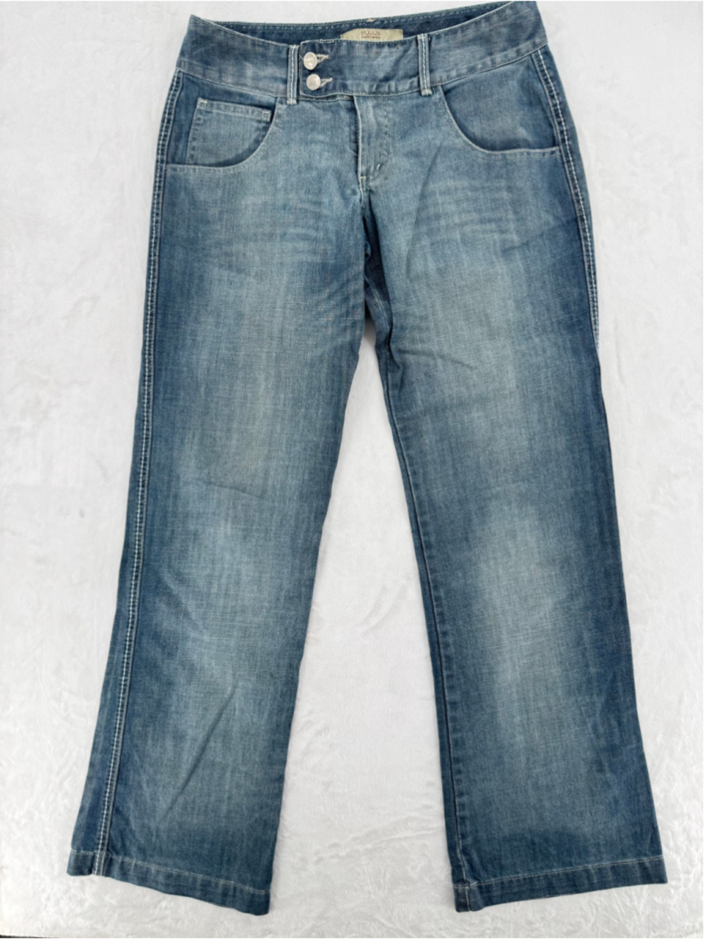 Wide Leg Low Rise Jeans Equus Ellen Jabour Collection Cotton Brazilian Size 8